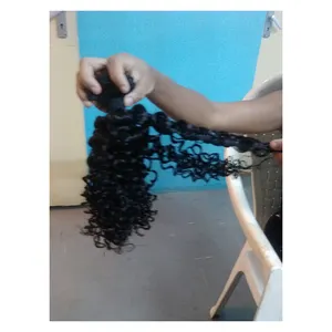 Best Bulk Supplier Customized Remy Bundle Extension Natural Human Hair Curly Weaves Style for Women