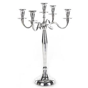 Candélabre en métal à cinq bras, qualité supérieure, fait à la main, design traditionnel, décoration de mariage, candélabre de luxe - Product Image 3