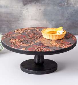 ที่วางเค้กไม้เครื่องครัวและที่ทำจากไม้สำหรับวางเค้กที่บ้านและปาร์ตี้ตกแต่งเค้กไม้ - Product Image 3