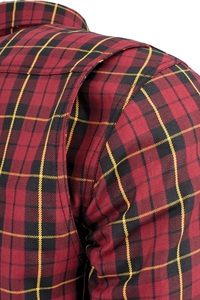Chemise en flanelle classique à carreaux de buffle pour hommes haut décontracté en plein air en coton doux à manches longues pour les vêtements de travail d'automne et le style quotidien - Product Image 5