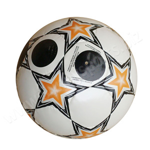 Balón de fútbol de PVC de tamaño oficial, balón de fútbol con logotipo personalizado impreso - Product Image 1