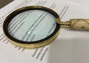 Gafas de aumento de mano con mango Premium, acabado de alta calidad y Decoración de mesa - Product Image 2