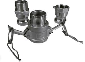 Acier inoxydable de haute qualité (SS) Camlock 50mm forgé raccord de tuyau raccords de tuyau gazole tête soudée filetage BSP - Product Image 2