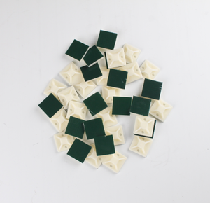 Mayorista Blanco 30x30mm 40x40mm Base Soporte de Bridas de Nailon Autoadhesivo Soportes de Bridas Gestión Efectiva de Cables - Product Image 5