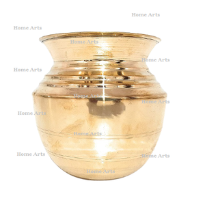 Pot à eau en laiton massif de la meilleure qualité, forme ronde, taille personnalisée, pot à eau potable pour usage domestique - Product Image 3