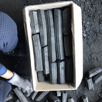 Charbon de bois de haute qualité fabriqué à la machine Energy Flame, briquettes de bois dur sans fumée pour barbecue, bâtonnets de chicha naturels noirs, 90 % de dureté
