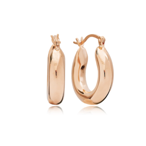 Leverback-pendientes de aro de 19 mm hechos a mano, joyería turca de Plata de Ley 925 - Product Image 5