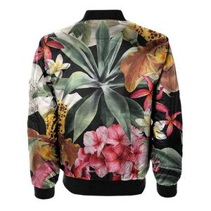Chaqueta Bomber para hombre, venta al por mayor, con estampado de sublimación, con cremallera, diseño de moda, impresión por sublimación - Product Image 2