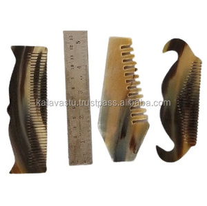 หวีทำจากเขาสัตว์ทำมือของขวัญแปลกใหม่สำหรับดูแลเส้นผม peines de huesos de animales - Product Image 5