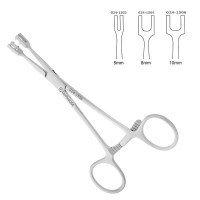 Ikuta Bone Clamp for Wires 2.0 mm Curved Straight Bone Fragment Forceps STAINLESS STEEL HIGH QUALITY VETERINARY SURGICAL INSTRUM - Product Image 6
