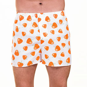 Bóxer de tela transpirable para hombre, ropa interior masculina con estampado a cuadros coloridos, pantalones cortos con patrón de impresión para adultos - Product Image 5