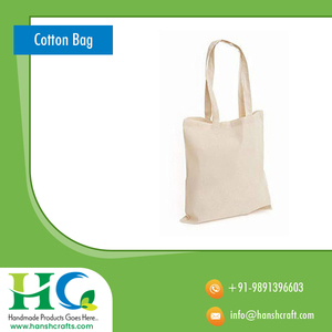 Bolsa de Compras de Algodón Ecológica, Tamaño Estándar, Reutilizable, Tejido Natural Duradero, Logotipo Personalizado, Proveedor Mayorista de la India - Product Image 2