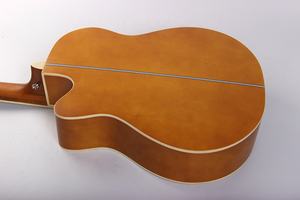 Guitarra Acústica de 6 Cuerdas Fabricada en China, Modelo Tree Root de 39 Pulgadas, con Corte, para Principiantes, en Madera de Tilo, Abeto y Palisandro, Acabado Mate, con Funda y Capo - Product Image 6