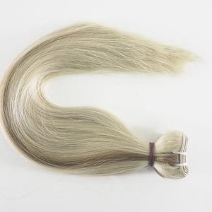 Cabello virgen Remy liso/liso, cabello humano de Vietnam, colores resalta, extensiones de cabello y tejido, venta al por mayor - Product Image 1