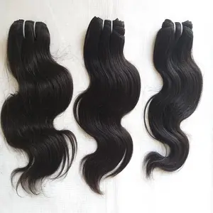 Rambut Lurus Ditarik Ganda Kutikula Lurus Rambut Lurus Santai Rambut Perawan Mentah Tenun Kutikula