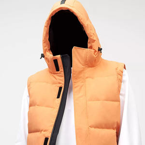 Invierno acolchado Puffer acolchado impermeable Reversible ecológico bombardero chaqueta paracaídas chaqueta cortavientos al aire libre aislado hombres - Product Image 5