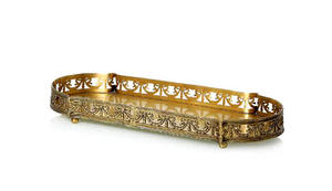 Bandeja única para uso de chocolate y decoración del hogar, bandeja de acero con relieve - Product Image 6