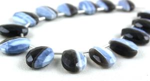 Top qualité 18 pièces naturel plus audacieux opale à facettes forme ovale pierres précieuses Briolette perles pour la fabrication de bijoux collier Bracelet - Product Image 3
