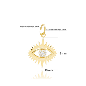 Breloques turc, accessoire de mode élégant, fait à la main, bijoux en argent Sterling 925, vente en gros - Product Image 3