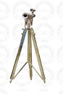 Nautical 27 ''กล้องดูหนังทองเหลือง & สีน้ำตาล, กล้องโทรทรรศน์สองขากำลังขยายสูงสำหรับการผจญภัยกลางแจ้ง - Product Image 3