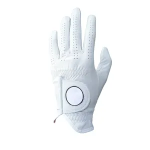 Full Cabretta Leather Golf Glove for Men's has Smooth and Softess HandsFeel