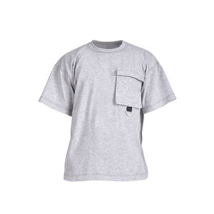 T-shirt avec poche pour hommes, femme et enfants, tissu Jersey, couleur personnalisée - Product Image 1