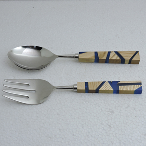 Serveur à salade en acier inoxydable écologique de haute qualité en vente en gros accessoires de cuisine gadgets de cuisine - Product Image 2