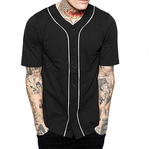 Venta al por mayor, camisetas de béisbol personalizadas sublimadas para hombre, diseño de logotipo liso en blanco, camisetas de sublimación de malla OEM - Product Image 6
