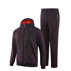 Ensemble de survêtement en molleton à fermeture éclair à manches longues et coupe classique - Antibactérien, coupe-vent, respirant - Product Image 5