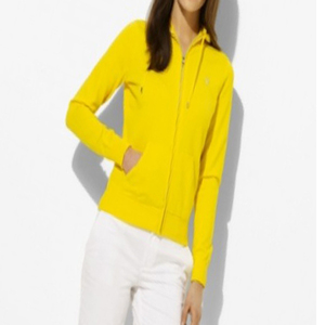 Pull à capuche jaune élégant grande taille pour femmes, sweat-shirt à capuche de marque personnalisée pour femmes - Product Image 4