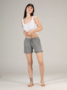Pantalones cortos de algodón de LICRA para mujer, 2 piezas, para gimnasio, 2021 - Product Image 2