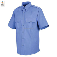 Vêtements de sécurité OEM en gros, chemise blanche de garde de sécurité, cravate, insigne de grade, cordon d'épaule, ceinture, ensemble complet de vêtements de sécurité