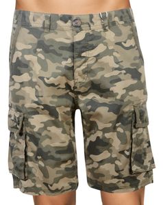 Pantalones Cortos de Camuflaje con Múltiples Bolsillos, Estilo Cargo, Corte Holgado, para Ocio, Uso General, Pantalones Cortos de Verano para Hombre - Product Image 6