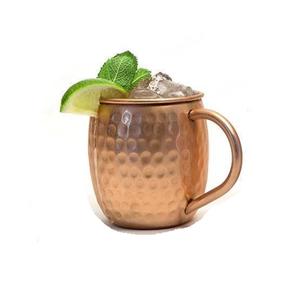 Taza de cobre puro de la mejor mula de Moscú de buena calidad, tazas de acero inoxidable de cerveza chapada en cobre a precio barato fabricadas en la India - Product Image 1