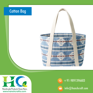 Sac de courses en coton |   Sac fourre-tout en coton durable |   Sac de transport réutilisable et écologique pour les courses quotidiennes, exportation Inde 2026 - Product Image 5