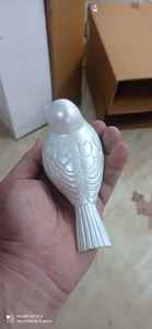 BRASS HIGH QUALITY BLACK <b>BIRD</b> CREMATION URN FUNERAL <b>SUPPLIES</b> - Product Image 4