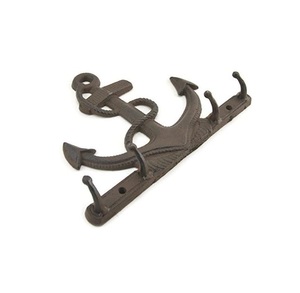 Toallero de cuerda de ancla náutica, soporte de metal personalizado para toalla, regalos náuticos, soporte de pared - Product Image 5