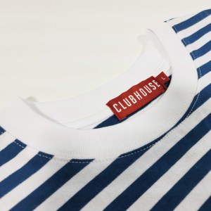 BB <b>Men's</b> <b>Striped</b> Long Sleeve <b>T</b>-<b>Shirt</b> Chenille Patches Embroidered Casual Wear - Product Image 5