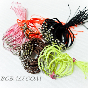 Nueva tendencia Moda Pulsera de cáñamo Encantos Color sólido Amistad Estilo Envío gratis 300 piezas en todos los colores - Product Image 2