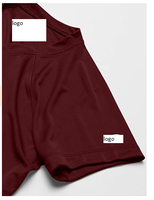 T-shirt à manches courtes personnalisable pour femme, imprimé denim, double séchage rapide, 100 % polyester, importé, lavable en machine