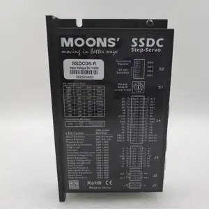 MOONS SSDC06-R 24-70V 0.1A-6A kapalı döngü adım servo sürücü Modbus RTU RS-485 nema 17 23 24 step motor sürücü 32 eksen