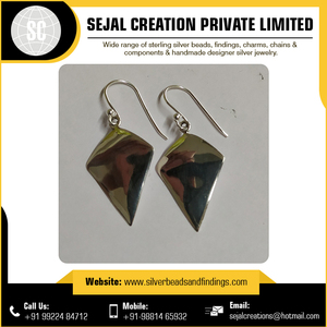 Spiral 925 Sterling Silver Tribal <b>Earrings</b> Fashion Style Bulk Quantity From Indian Seller Supplier with Resin Jewelry Findings Wholesale - Product Image 6