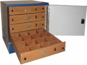 Vente directe d'usine Armoire de bloc de cire en bois de haute qualité pour stockage de laboratoire médical Fournitures de laboratoire personnalisables OEM - Product Image 2