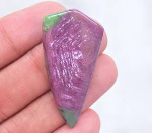 Piedra Preciosa de Zoisita Rosa Natural en Forma de Cabujón, 20-55mm, Precio al por Mayor para Decoración de Uñas - Product Image 3