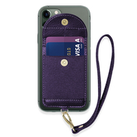 Funda de Teléfono Expandible de Cuero PU con Logotipo Personalizado, Varios Colores, para Diseño de Moda Urbana