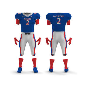 2024 élégant en gros sur mesure maillot de football américain et ensemble de pantalons meilleure qualité 100% polyester - Product Image 6