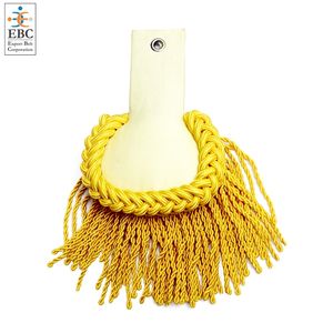 Epaulettes con Flecos Dorados de Alta Calidad OEM, Accesorios de Moda, Hilo de Bullion, Flecos de Bullion Dorados, Trenza Certificada para Ceremonias - Product Image 6