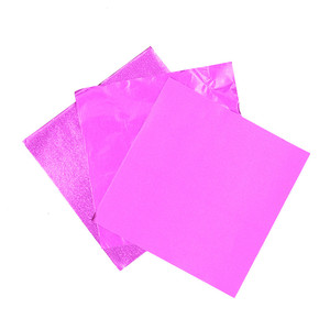 Giấy Bọc Thanh Sô Cô La Giấy Nhôm Giấy Gói Sô Cô La Màu Đỏ Gói Thực Phẩm Màu Đỏ Cuộn Mềm - Product Image 3