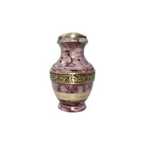 Urna de Metal de estilo americano Rosa orquídea, recuerdo de latón para cremación conmemorativa de mascotas, suministros funerarios, decoración para cenizas - Product Image 4