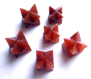 รับพีชAventurine Merkaba Star | ผู้จัดจำหน่ายพีชAventurine Merkaba Star - Product Image 1